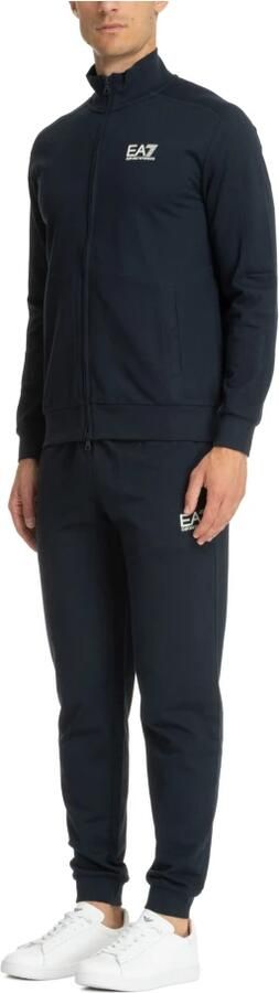 Emporio Armani EA7 Heren Tute Herfst Winter Collectie Katoen Blue Heren - Foto 7