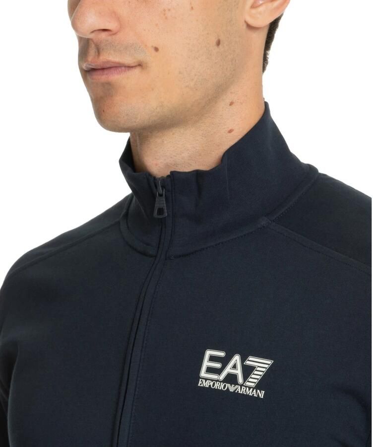 Emporio Armani EA7 Heren Tute Herfst Winter Collectie Katoen Blue Heren