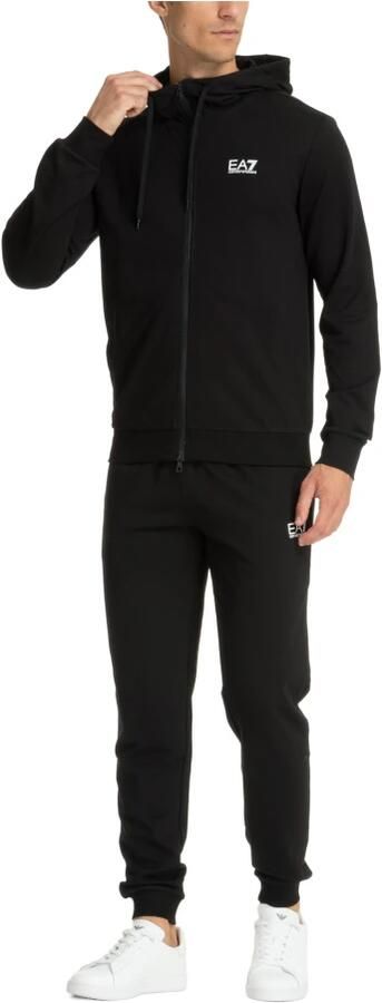 Emporio Armani EA7 Sporty Core Identity Hooded Jogger Pak Black Heren - Foto 4