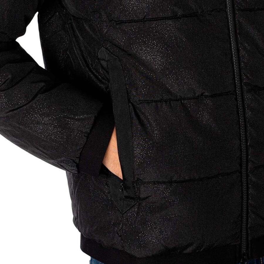 Emporio Armani EA7 Afneembare Capuchon Ritssluiting Donsjas Zwart Heren - Foto 2