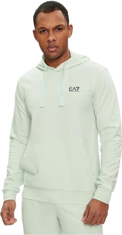 Emporio Armani EA7 Groene Hoodie Regular Fit Green Heren