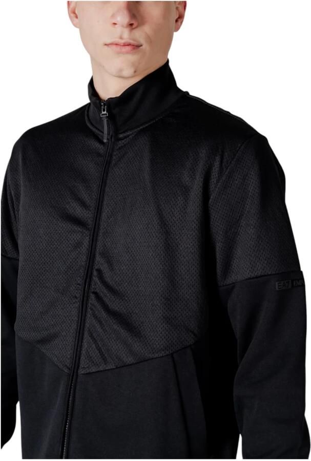 Emporio Armani EA7 Heren Katoen Polyester Suit Collectie Black Heren