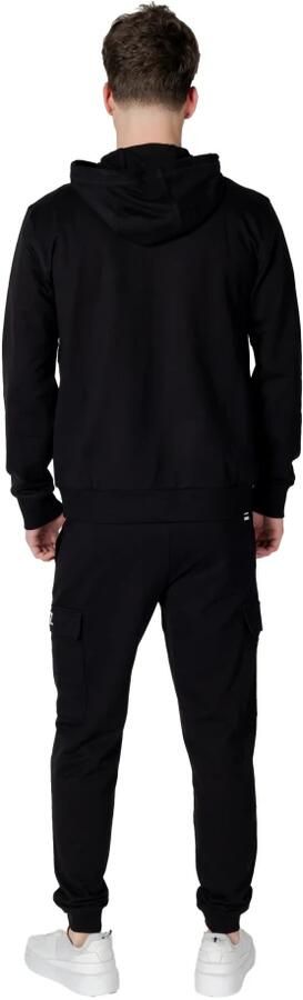 Emporio Armani EA7 Heren Katoenen Capshirt Sweatshirt Lente Zomer Black Heren - Foto 8