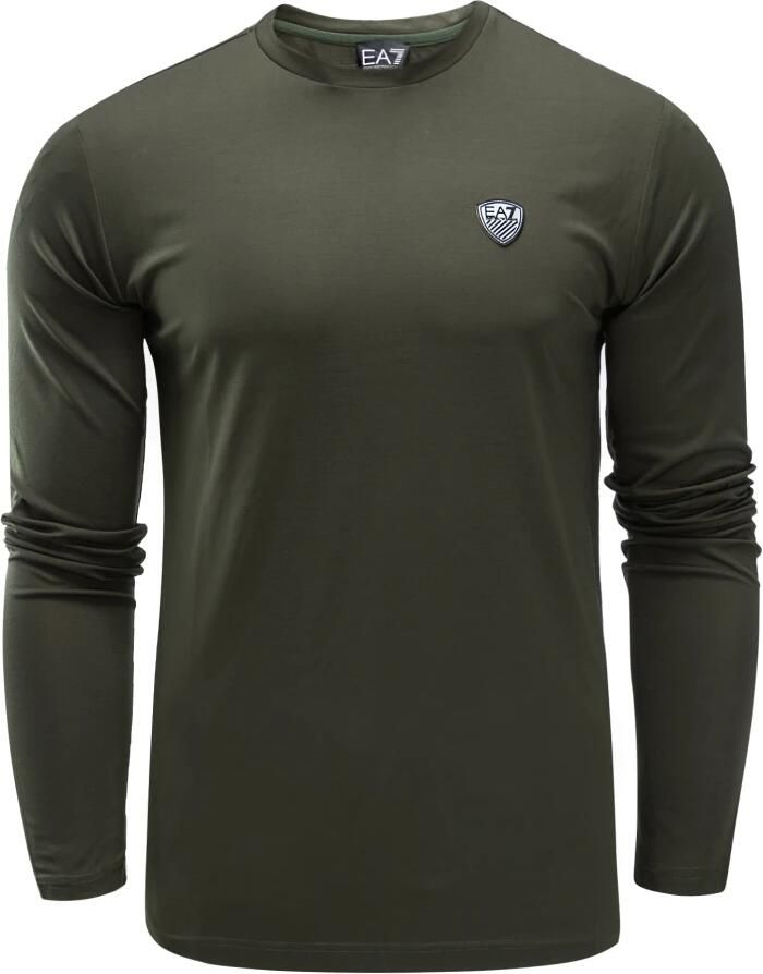 Emporio Armani EA7 Heren longsleeve shirt Green Heren