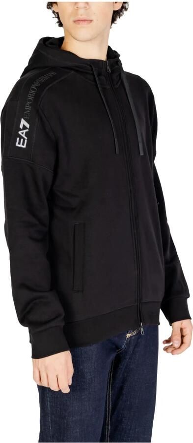 Emporio Armani EA7 Heren Sweater Herfst Winter Collectie Black Heren - Foto 4