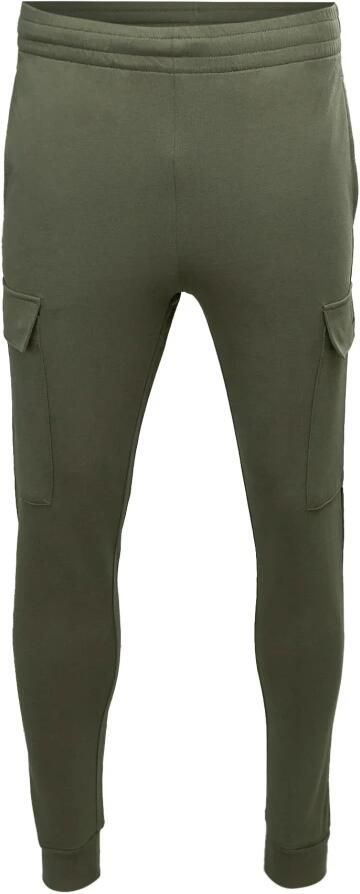 Emporio Armani EA7 Core French Terry Cargo Joggers Green- Heren Green