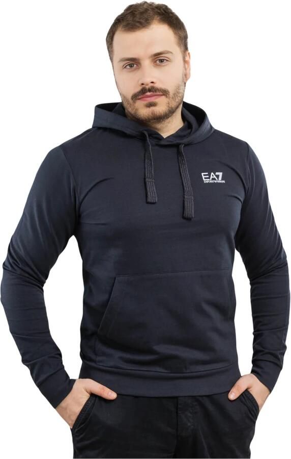 Emporio Armani EA7 Stijlvolle Sweatshirt Collectie Black Heren