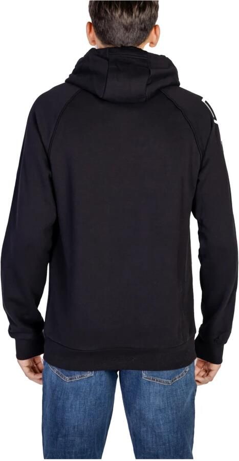 Emporio Armani EA7 Zwarte EA7 Sweater met capuchon en voorzak Black Heren - Foto 2