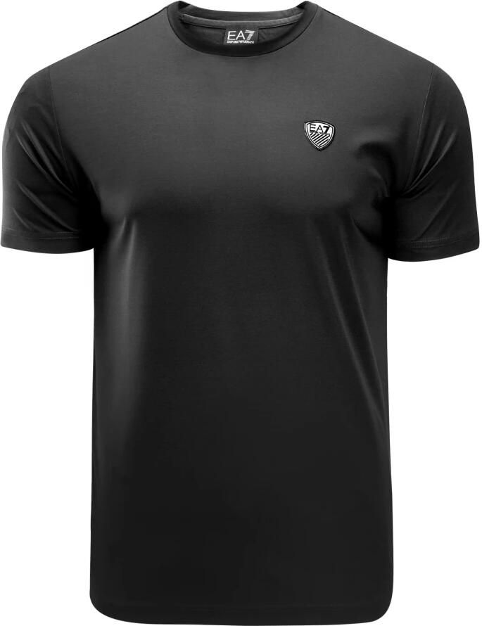 EA7 Emporio Armani Regular fit T-shirt met logopatch model 'Train'