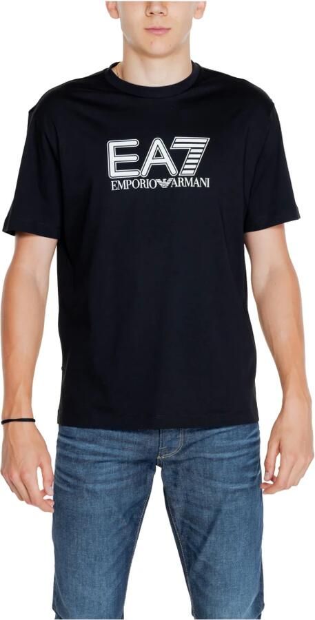 Emporio Armani EA7 Heren T-shirt Polo Herfst Winter Collectie Black Heren - Foto 4