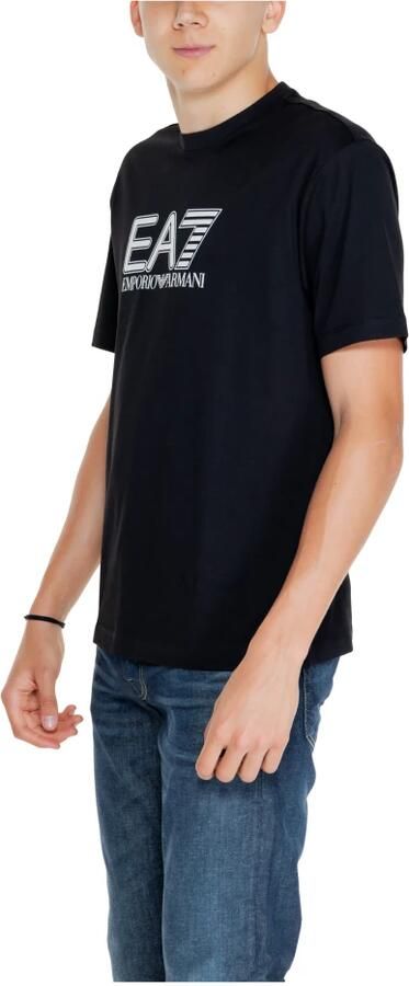 Emporio Armani EA7 Heren T-shirt Polo Herfst Winter Collectie Black Heren - Foto 2