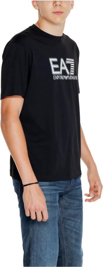 Emporio Armani EA7 Heren T-shirt Polo Herfst Winter Collectie Black Heren - Foto 3