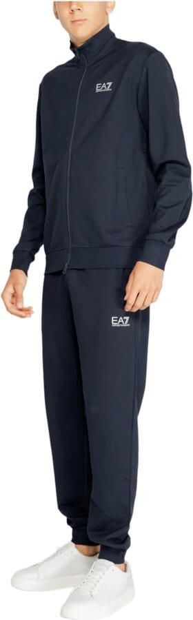 Emporio Armani EA7 Heren Tute Herfst Winter Collectie Katoen Blue Heren - Foto 5