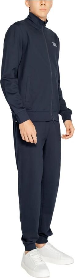 Emporio Armani EA7 Heren Tute Herfst Winter Collectie Katoen Blue Heren - Foto 8