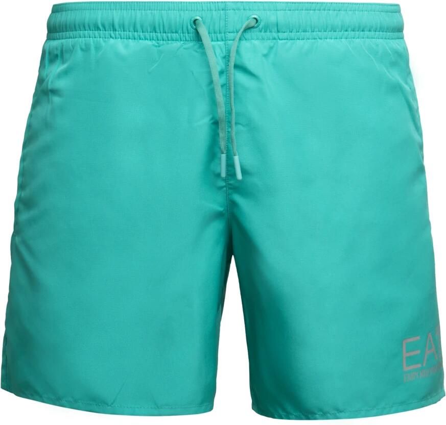 Emporio Armani EA7 Heren zwemshorts Stijlvol en comfortabel Blue Heren