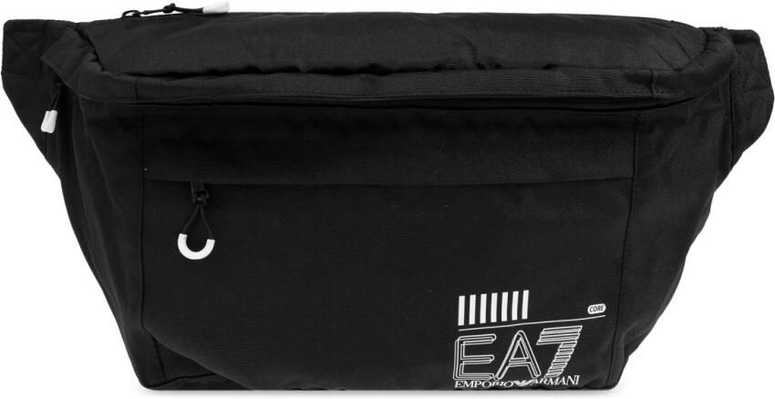 Emporio Armani EA7 Casual Schoudertas met Zwart en Wit Logo Black Dames - Foto 7