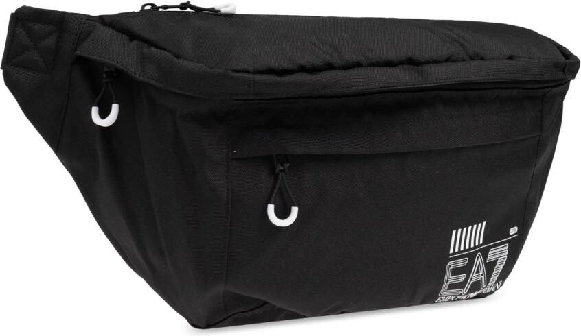 Emporio Armani EA7 Casual Schoudertas met Zwart en Wit Logo Black Dames - Foto 5