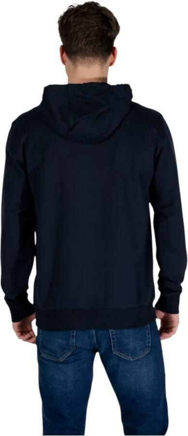 Emporio Armani EA7 Katoenen Capshirt Sweatshirt Lente Zomer Collectie Blue Heren - Foto 4
