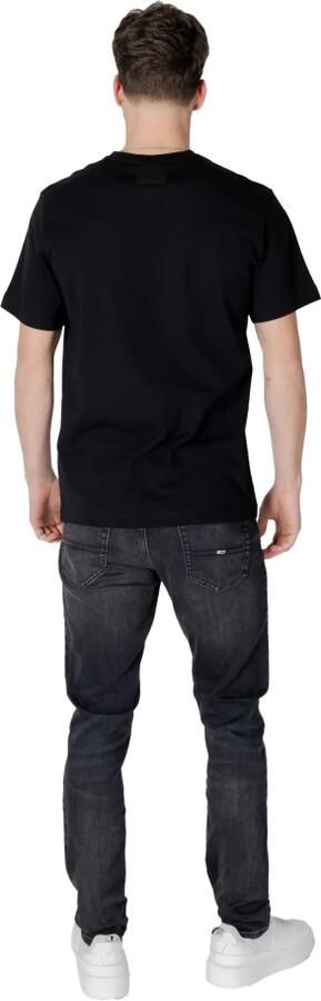Emporio Armani EA7 Katoenen T-shirt korte mouwen lente zomer Black Heren - Foto 7