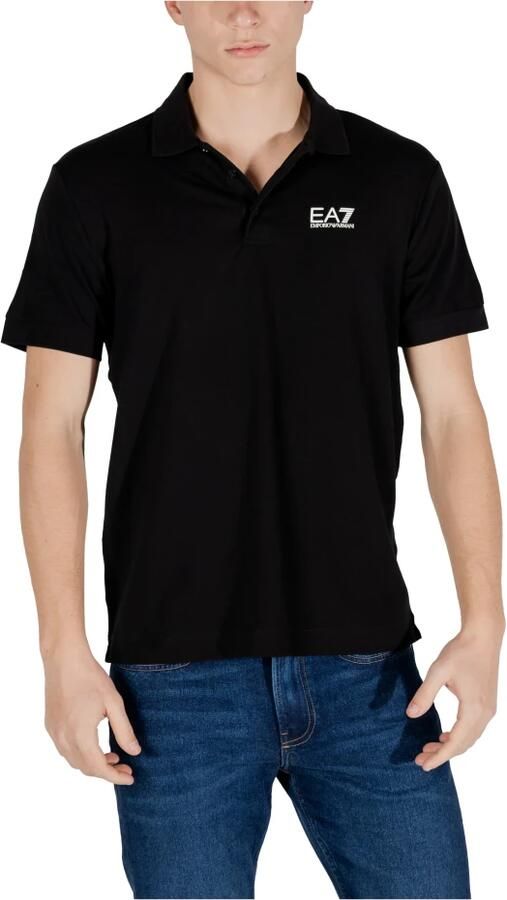Emporio Armani EA7 Korte Mouw Polo Lente Zomer Collectie Black Heren - Foto 3
