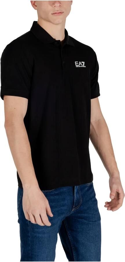 Emporio Armani EA7 Korte Mouw Polo Lente Zomer Collectie Black Heren - Foto 4