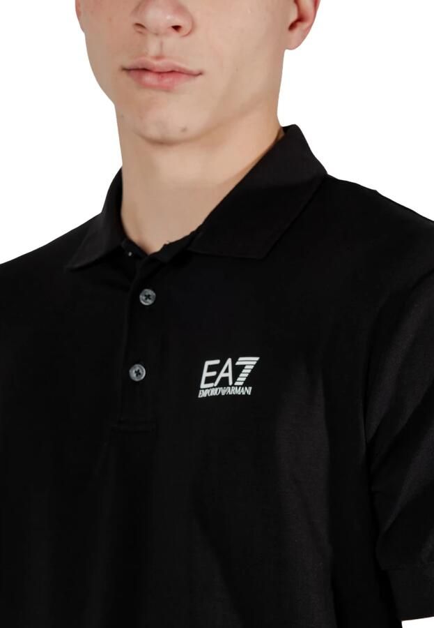 Emporio Armani EA7 Korte Mouw Polo Lente Zomer Collectie Black Heren - Foto 2