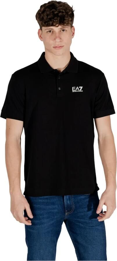 Emporio Armani EA7 Korte Mouw Polo Lente Zomer Collectie Black Heren - Foto 8