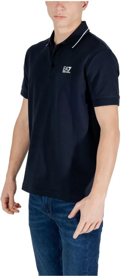 Emporio Armani EA7 Polo Shirt Korte Mouw Poloshirt met logo en versiering - Foto 5