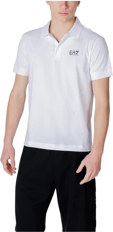 Emporio Armani EA7 Korte Mouw Polo Lente Zomer Collectie White Heren - Foto 8