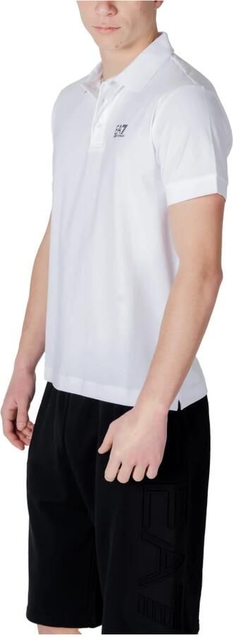 Emporio Armani EA7 Korte Mouw Polo Lente Zomer Collectie White Heren - Foto 5