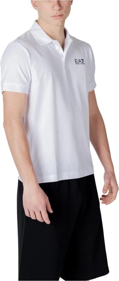 Emporio Armani EA7 Korte Mouw Polo Lente Zomer Collectie White Heren - Foto 3