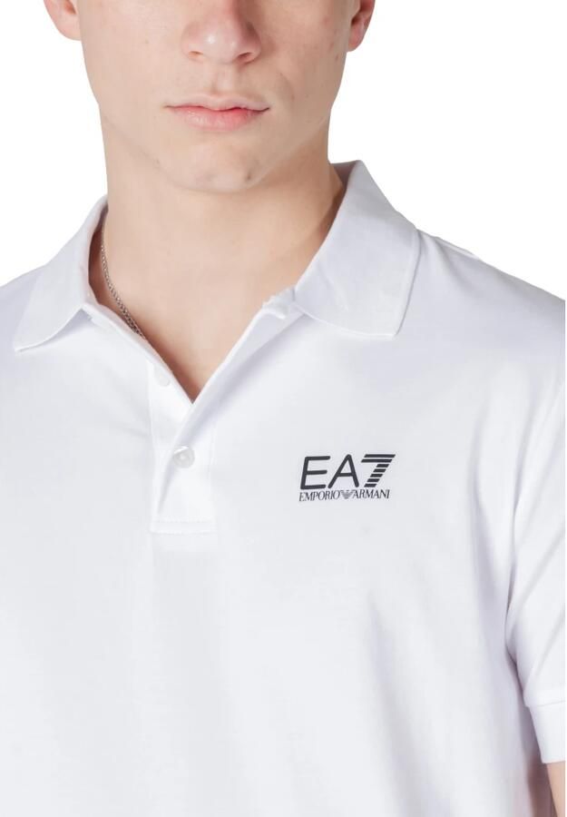 Emporio Armani EA7 Korte Mouw Polo Lente Zomer Collectie White Heren