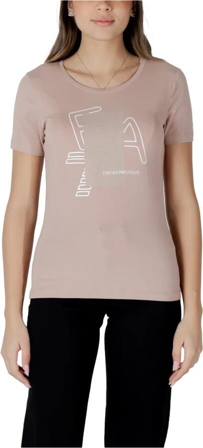 Emporio Armani EA7 Korte Mouw T-shirt Lente Zomer Collectie Pink Dames - Foto 3