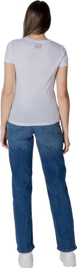 Emporio Armani EA7 Korte mouwen katoenen T-shirt collectie White Dames - Foto 7