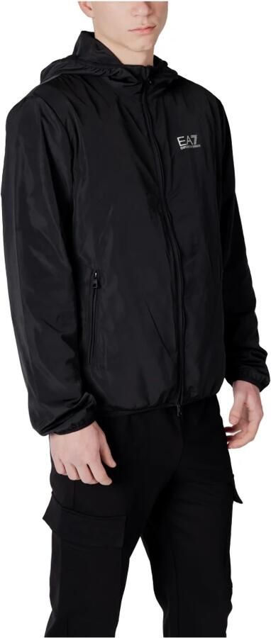 Emporio Armani EA7 Lente Zomer Heren Polyester Jassen Collectie Black Heren - Foto 2