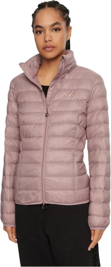 Emporio Armani EA7 Lichtgewicht Gewatteerde Jas Toadstool Kleur Pink Dames