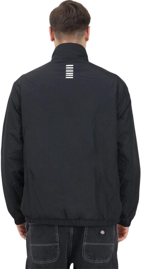Emporio Armani EA7 Minimalistische Sportieve Zwarte Gewatteerde Jas Black Heren - Foto 2