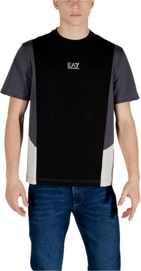 Emporio Armani EA7 Multicolor katoenen T-shirt met korte mouwen Multicolor Heren