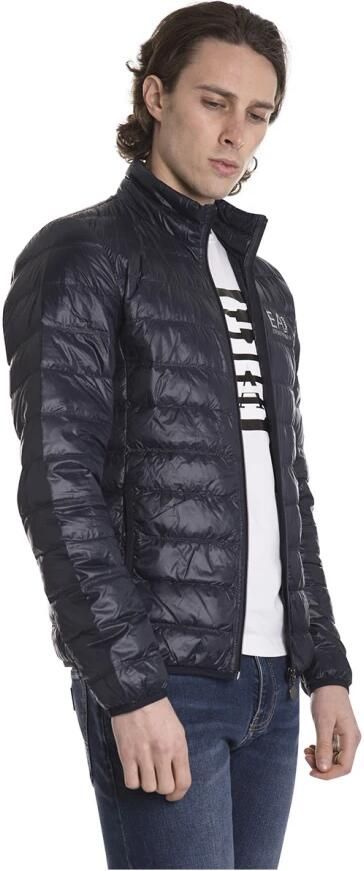Emporio Armani EA7 Blauwe Packable Piumino Core Identity Jas Blue Heren - Foto 6
