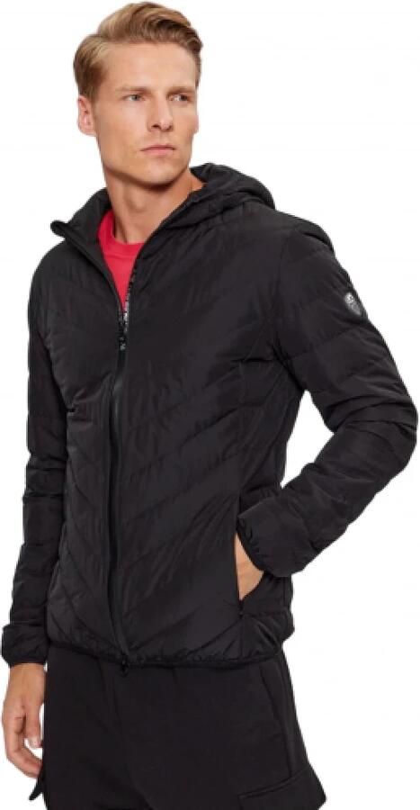 Emporio Armani EA7 Zwarte Opvouwbare Ganzendons Buitenkleding Black Heren - Foto 14