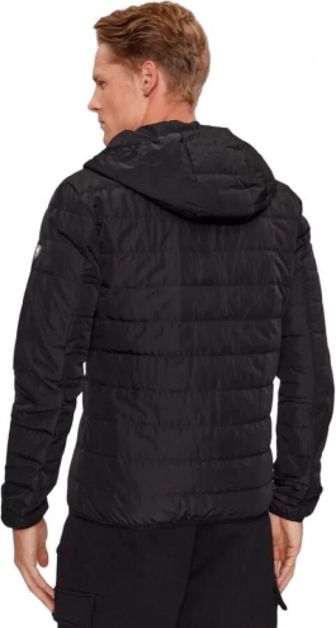 Emporio Armani EA7 Zwarte Opvouwbare Ganzendons Buitenkleding Black Heren - Foto 11