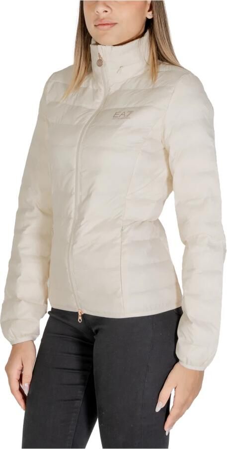 Emporio Armani EA7 Nylon Jas Herfst Winter Collectie Vrouwen Beige Dames - Foto 2