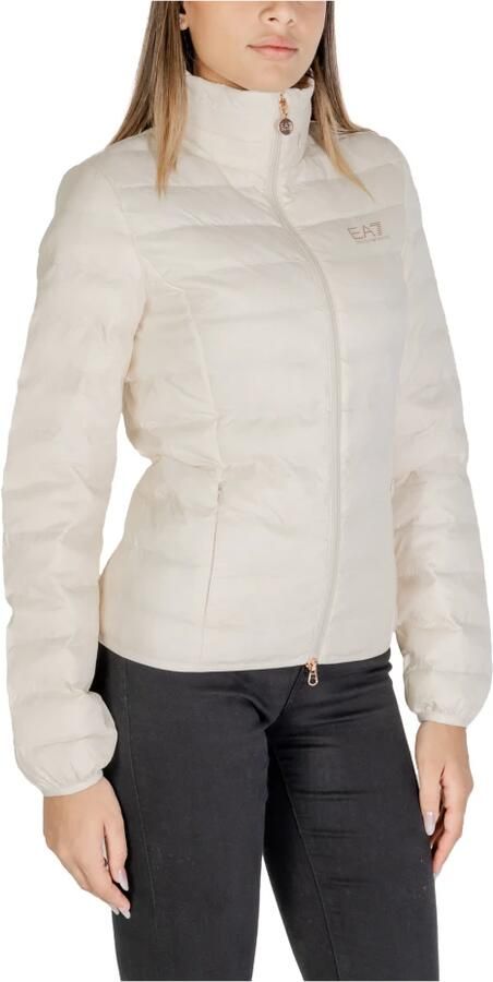 Emporio Armani EA7 Nylon Jas Herfst Winter Collectie Vrouwen Beige Dames - Foto 3