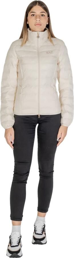 Emporio Armani EA7 Nylon Jas Herfst Winter Collectie Vrouwen Beige Dames - Foto 7