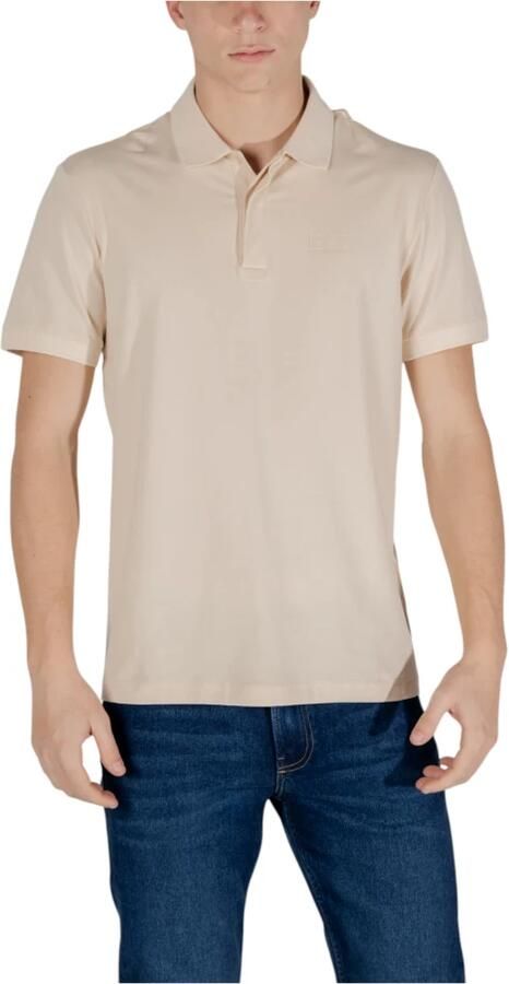 Emporio Armani EA7 Polo Korte Mouw Lente Zomer Collectie Beige Heren - Foto 5