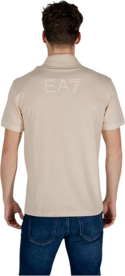 Emporio Armani EA7 Polo Korte Mouw Lente Zomer Collectie Beige Heren - Foto 3