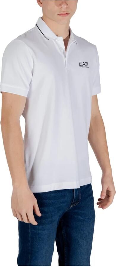 EA7 Emporio Armani Slim fit poloshirt met labelprint model 'TRAIN CORE' - Foto 9