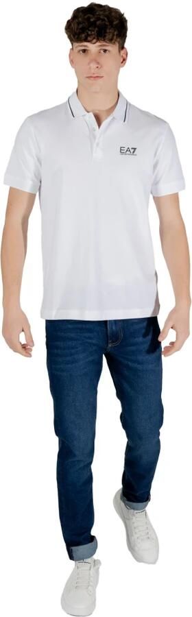 EA7 Emporio Armani Slim fit poloshirt met labelprint model 'TRAIN CORE' - Foto 12