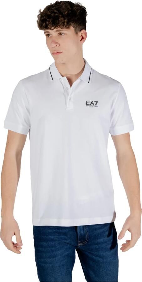 EA7 Emporio Armani Slim fit poloshirt met labelprint model 'TRAIN CORE' - Foto 7