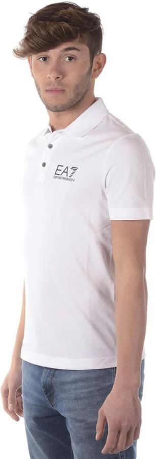 Emporio Armani EA7 Polo met korte mouwen White Heren - Foto 8